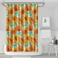 thumbnail image 1 of Waterproof Cute Sunflower Colorful Shower Curtain 72x72 Inch Boho Style Polyester Unique Shower Curtain for Bathroom Hotel Home Decor with 12 Plastic Hooks, 1 of 5
