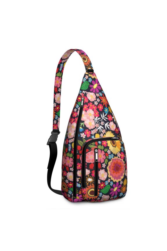Waterproof Daisy Chest Bag Multi - occasion for Unisex
