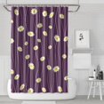 thumbnail image 1 of Waterproof Daisy Pattern Shower Curtain 72x72 Inch Boho Style Polyester Unique Shower Curtain for Bathroom Hotel Home Decor with 12 Plastic Hooks, 1 of 5