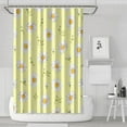 thumbnail image 1 of Waterproof Daisy Shower Curtain 72x72 Inch Boho Style Polyester Unique Shower Curtain for Bathroom Hotel Home Decor with 12 Plastic Hooks, 1 of 5
