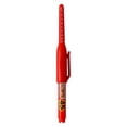 thumbnail image 1 of Waterproof Deep Reach Markers, Long Nose in 1.5mm Felt Tip, 45mm Reach Permanent Pens, Deep Hole Carpenter Ink for Builders Construction (Red), 1 of 9