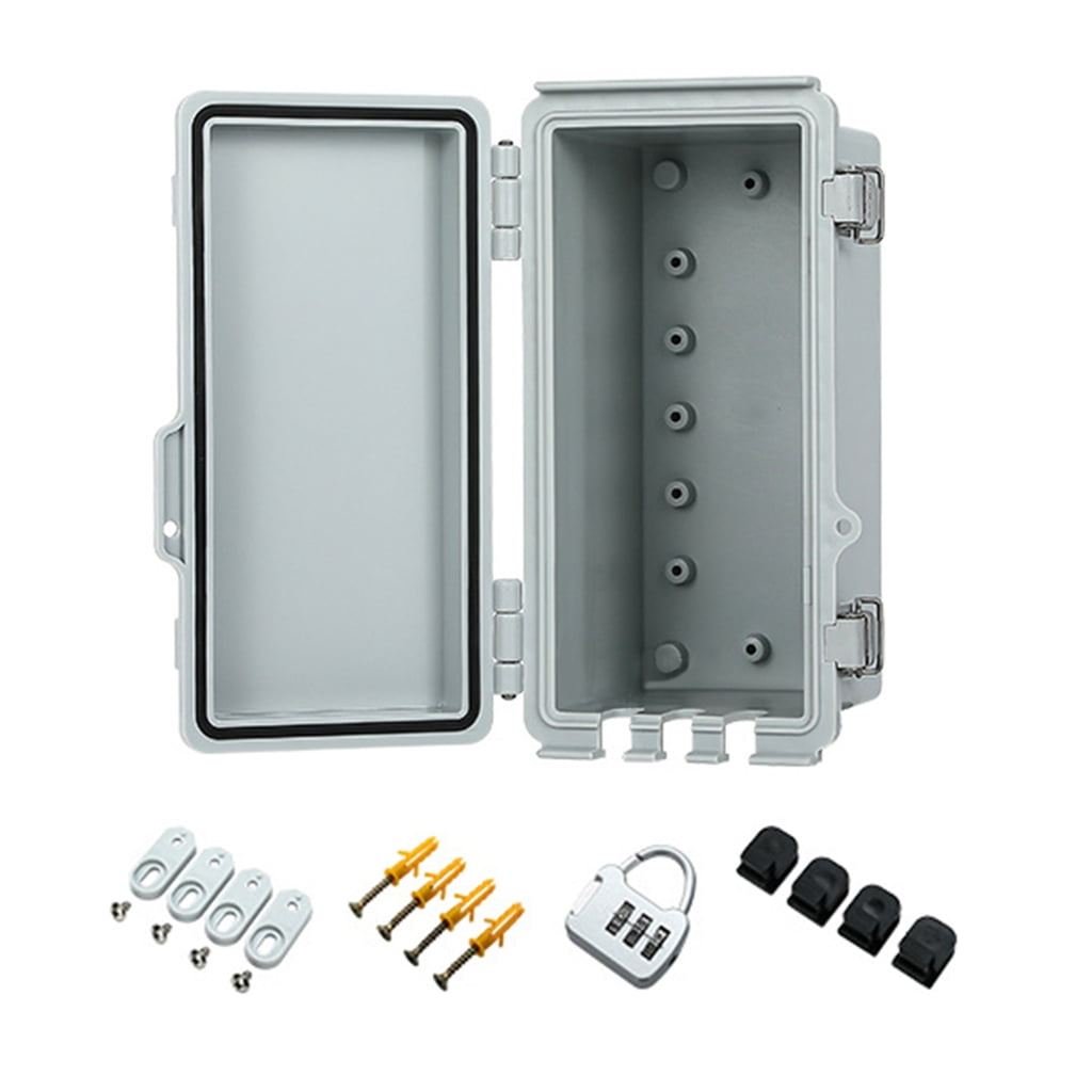 Waterproof Designs Junctions Box Outdoor Electrical Enclosures With Lock and Mounting Accessories Garden Supplies