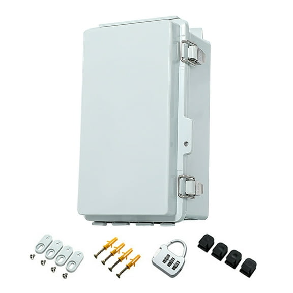 Waterproof Designs Junctions Box Outdoor Electrical Enclosures With Lock and Mounting Accessories Garden Supplies