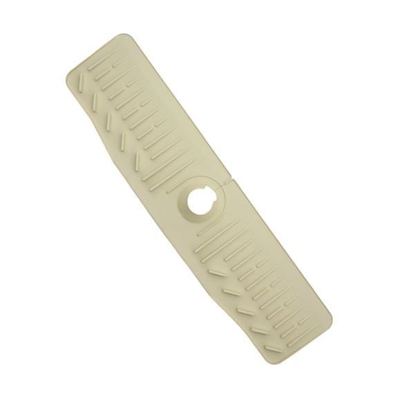 Waterproof Designs Under Sink Liners with Drain Hole Flexible Silicone Tray for Kitchen Supplies Cabinet Protective