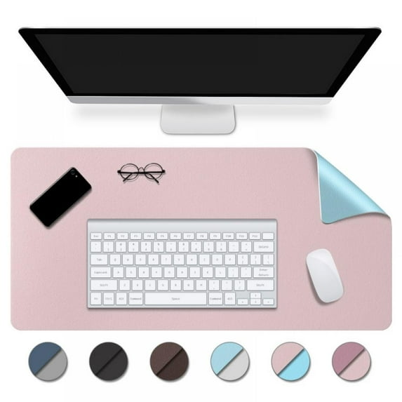 Waterproof Desk Mat Home Office PU Leather Laptop Mouse Pad Mousemats Anti-Slip,80*40cm