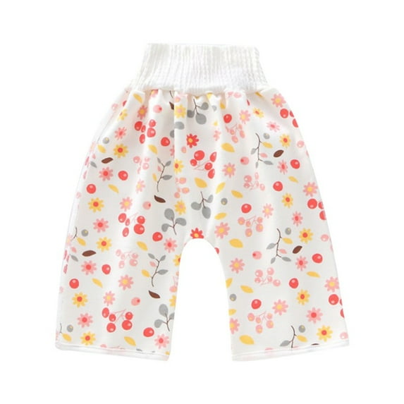 Waterproof Diaper Pants Reusable Washable High Waist Leak Proof Potty Training Cloth Diaper Pants for Baby Boy and Girl Night Time