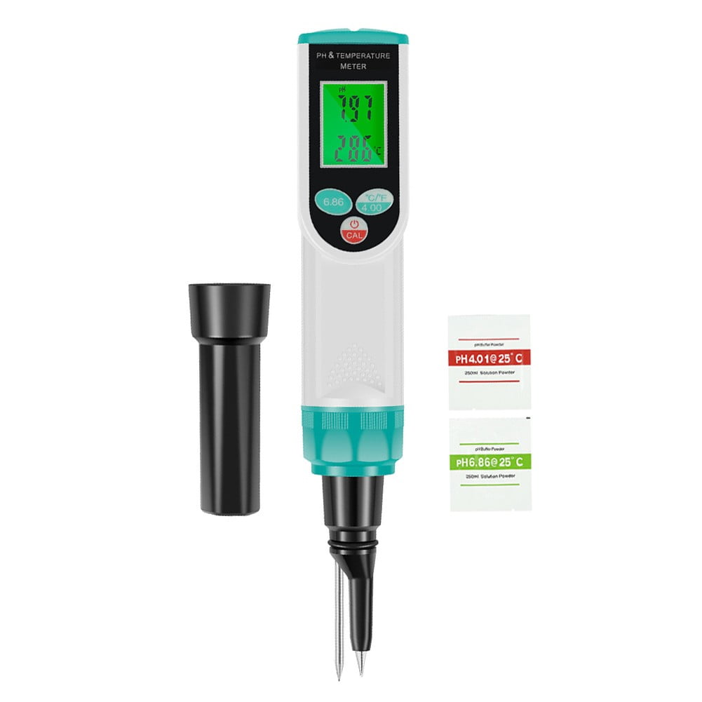 Waterproof Digital Food Ph Meter Tester with Ph/Temperature Probe for ...