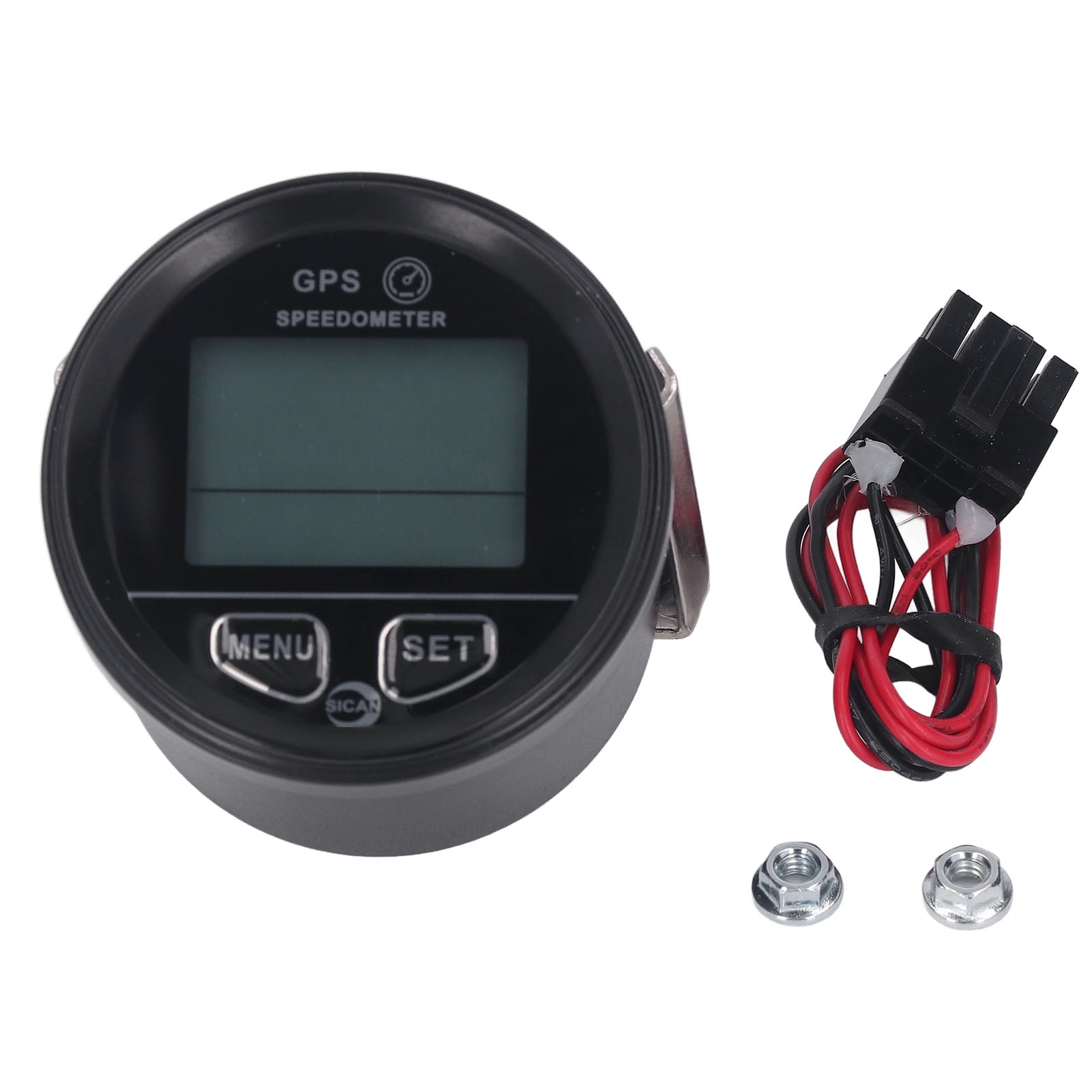 Waterproof Digital Tachometer GPS LED Display Speed Gauge with Hour