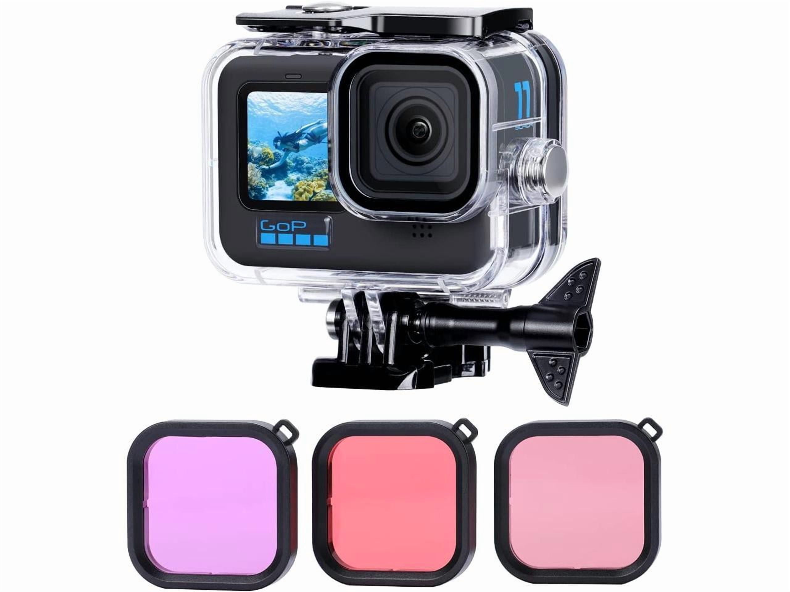 K&F Concept Waterproof Case & Dive Filter Kit For GoPro Hero 9-13 - 60m Protection