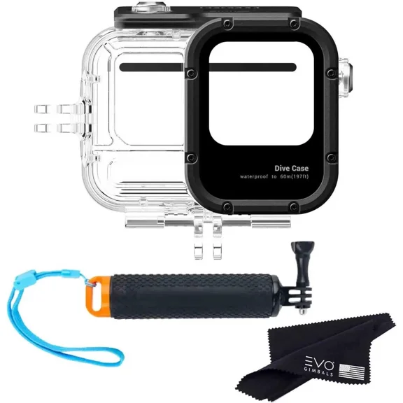 Waterproof Dive Case for Insta360 Ace Pro 2 with Float Handle Grip, Only Works with The Square Lens