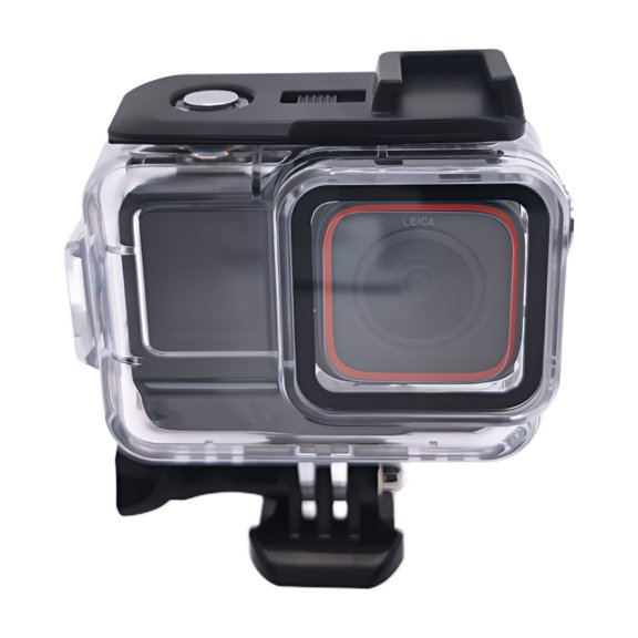 Waterproof Diving Case for Insta360 ACE Pro 2/ACE Pro Camera, Underwater 60M/196FT Deep Dive Housing PC Tempered Glass Protective Cover Shell with Bracket Accessories