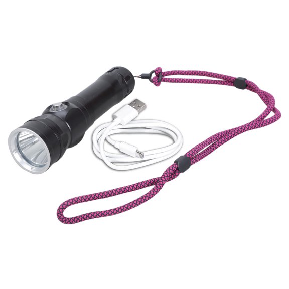 Waterproof Diving Torchs 1500LM SST70 LED Flashlight Waterproof Torchs Metal Texture for Outdoor Underwater Activity