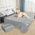 Waterproof Dog Bed Cover, Reversible Soft Pet Blanket for Furniture Bed