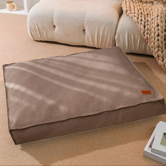 Waterproof Dog Bed Pet Sleeping Mat Small Medium Big Large Cat Pet Sofas Beds Kennel House Pets Products Mattresses Supplies (6-plus velvet,L 65x50x10cm)