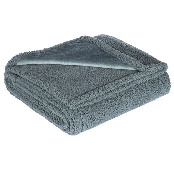 Waterproof Dog Blanket for Bed, Couch, Sofa | Waterproof Dog Bed Cover for Large Dogs, Puppies | Fleece Pet Blanket Furniture Protector,grey,grey,s,G128374