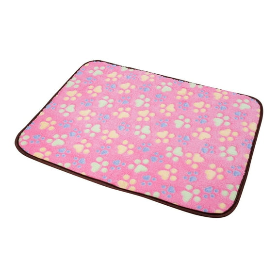 Waterproof Dog Blanket for Small Dogs, Washable Pet Blankets with Double -Sided Soft Warm Flannel Fleece Cover, Puppy Pads for Dog Bed & Couch(2XL,Pink)