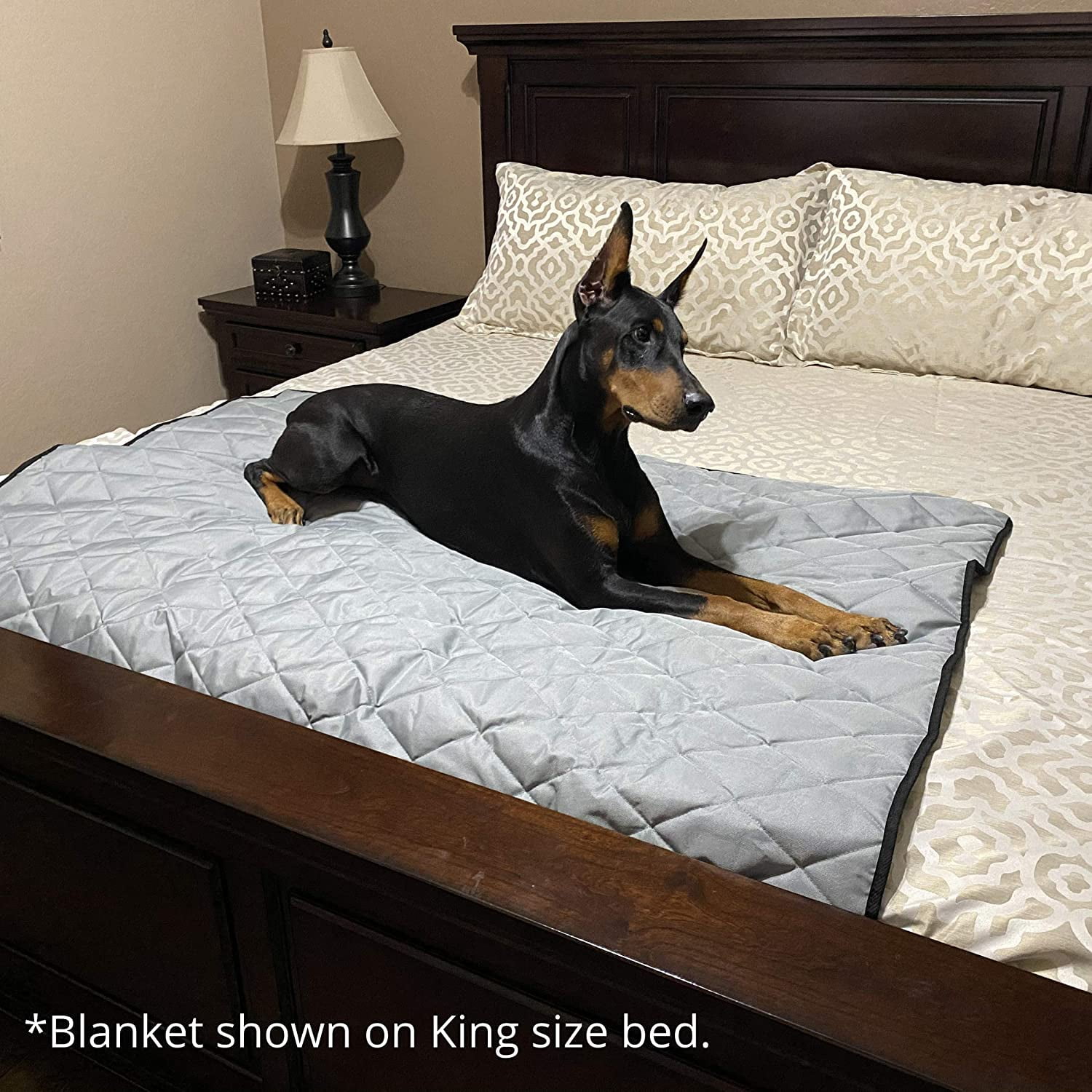 Waterproof Dog Blanket with Non-Slip Backing – Heavy Duty Pet Mat for Couch, Bed, Car –  Washable – 60x48 Inch –