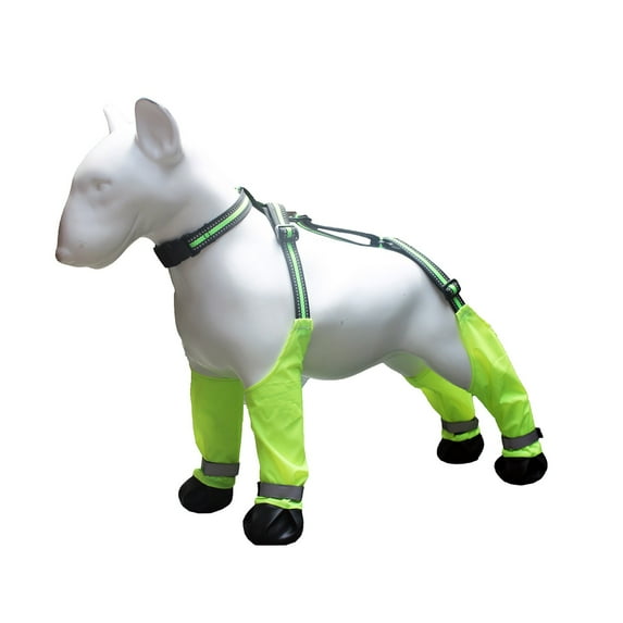 Waterproof Dog Boots Adjustable Suspender Leggings Dog Boots Winter Snow Rain Hiking Walking Anti- Dogs Pants Anti-Slip Dog Shoes Pet Paws Protector