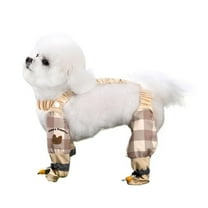 Waterproof Dog Boots & Paw Protectors, Anti-Slip Rain Boots with Suspender for Small Medium Large