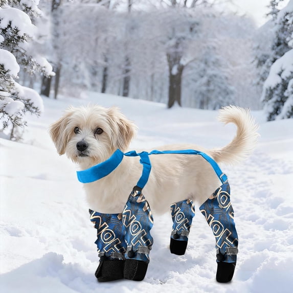 Waterproof Dog Boots with Suspenders Anti-Dirt Paw Protectors Non- Outdoor Rain and Mud Gear for Dog Walks(Gray,XS)