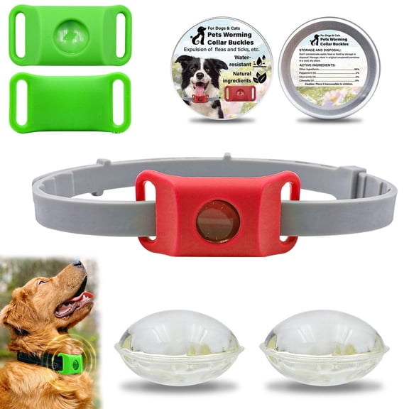 Waterproof Dog Collar – Natural Look, Highly Stretchable & Adjustable, Long-Lasting Outdoor Protection for Rain Mud River Swim – Fits Small Medium Large Dogs