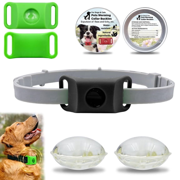 Waterproof Dog Collar – Natural Look, Highly Stretchable & Adjustable, Long-Lasting Outdoor Protection for Rain Mud River Swim – Fits Small Medium Large Dogs