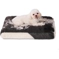 thumbnail image 1 of Waterproof Dog Crate Bed,Plush Dog Bed with Removable Washable Cover,Faux Fur Dog Crate Pad for Extra Large Dogs,Fluffy Washable Dog Kennel Bed 41"x27",Dark Grey, 1 of 14