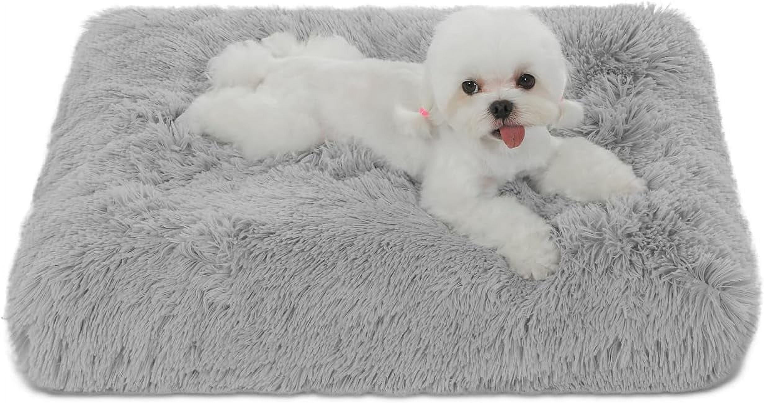 Furry Dog Crate Cover