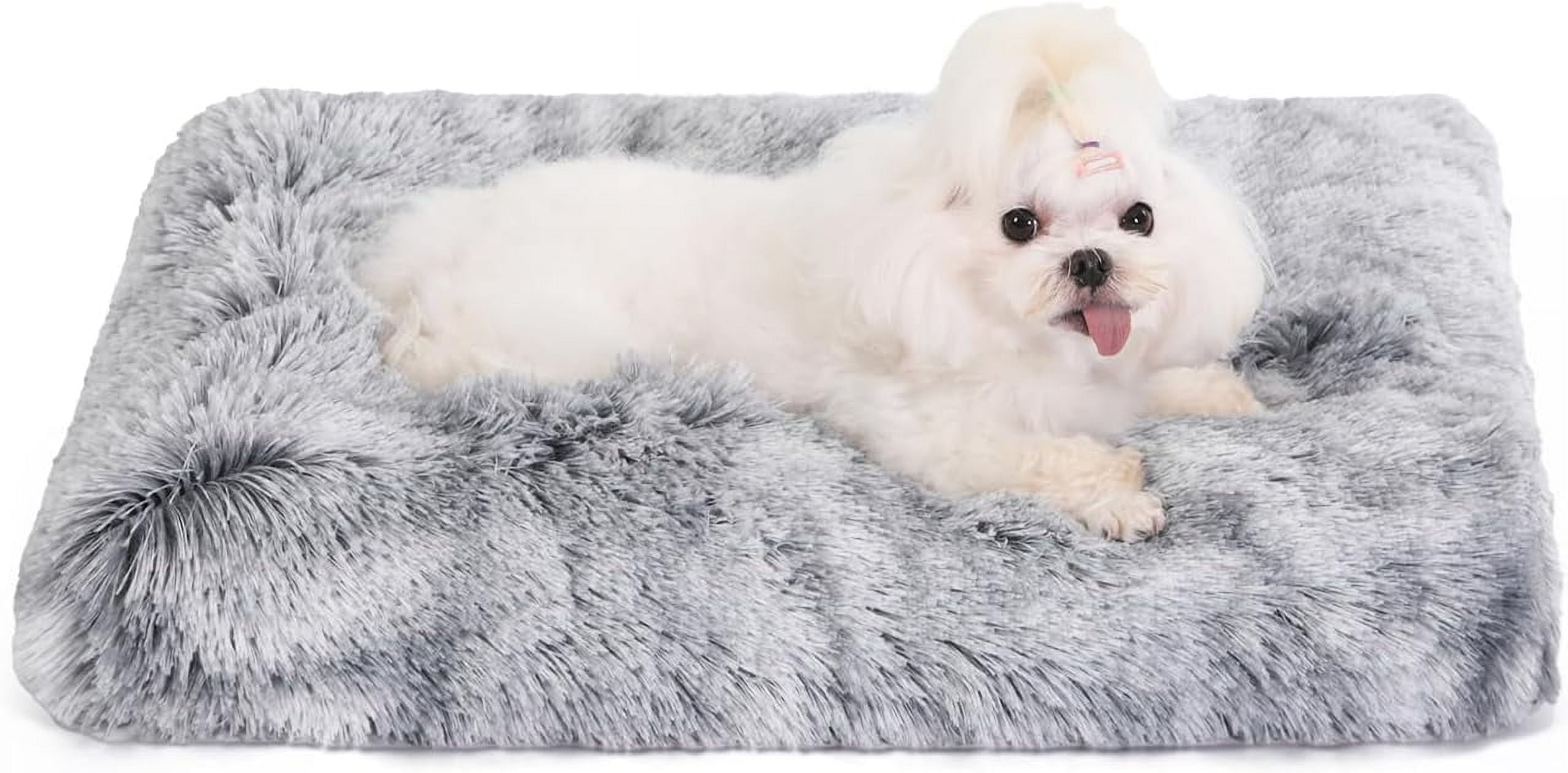 Picture of Waterproof Dog Crate Bed,Plush Dog Bed with Removable Washable Cover ...