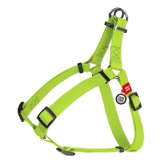 Waterproof Dog Harness | Reflective Padded Harness with Adjustable Neck and Chest | Great for Outdoor Hiking, Training & Swiming for Large, Small and Medium Dogs - Light Green