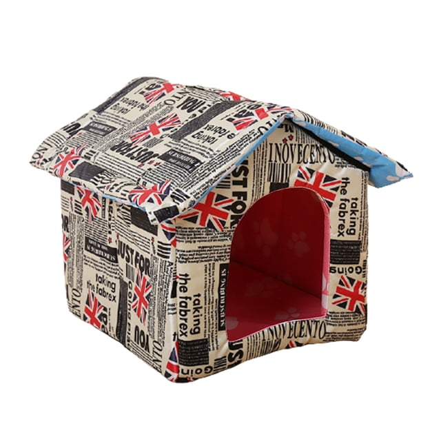 Waterproof Dog House Lovely WearResistant Foldable Pet Shelter for Home