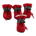 thumbnail image 1 of Waterproof Dog Shoes Adjustable Drawstring Dog Boots Rain Snow Plush Pet Booties Anti-Slip Dog Paw Protector Breathable Dog Boots with Soft Sole for Small Mediumn and Large Dog Puppy, 1 of 6