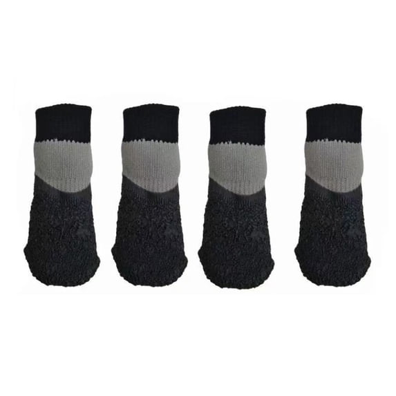 Waterproof Dog Socks, Outdoor Non-Slip Booties for Dogs, Soft Sole Breathable Foot Covers, Stay On During Walks, Protect Paws from Mud and Heat, Reflective for Safety