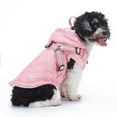 thumbnail image 1 of Waterproof Dog Winter Coat with Hood, Warm Reflective Dog Jacket with Zipper and Harness Hole, Soft Snowsuit for Small Medium Dogs, Cold Weather Apparel, Pink, 1 of 9