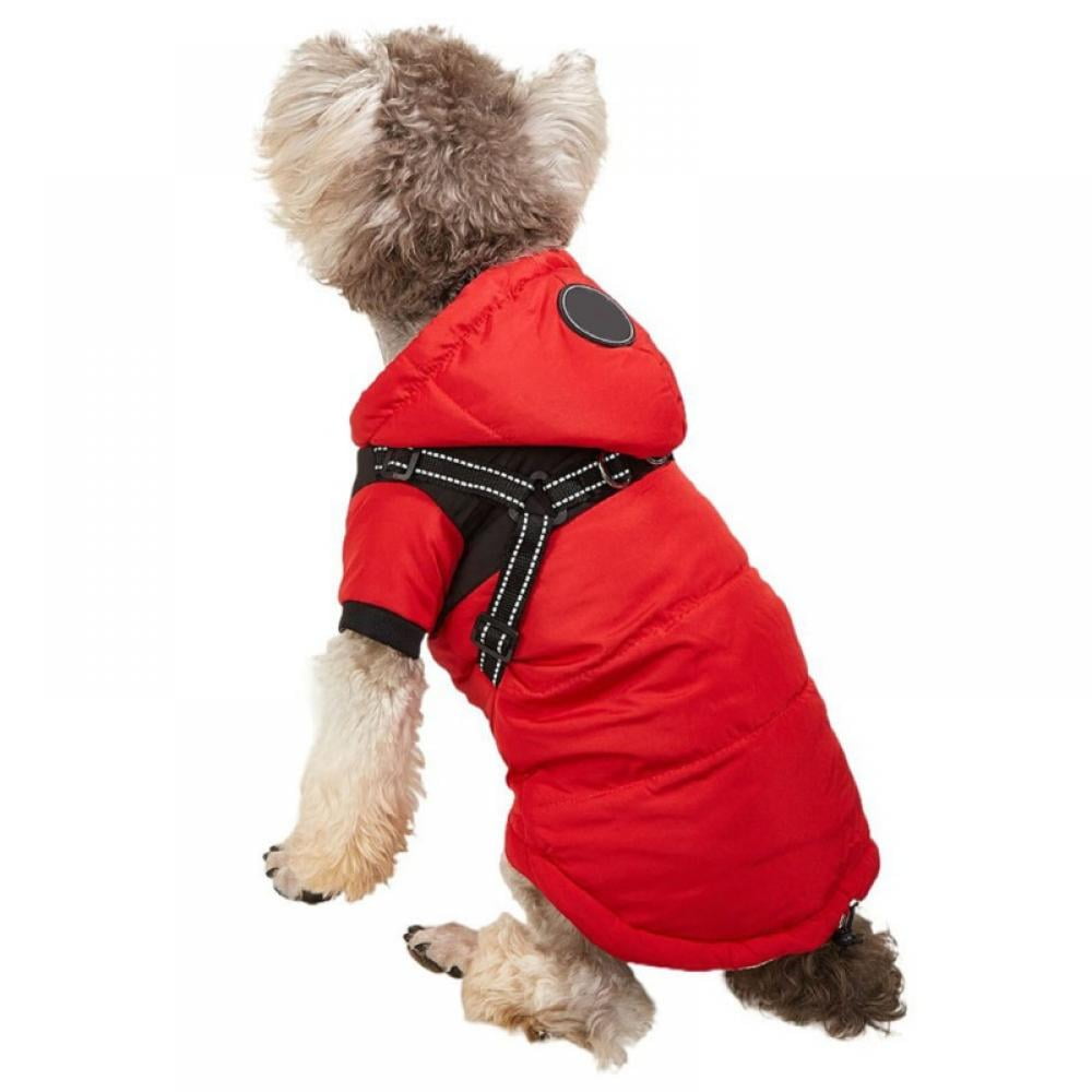 Waterproof Dog Winter Jackets,Cold Weather Dog Coats with Harness ,Easy