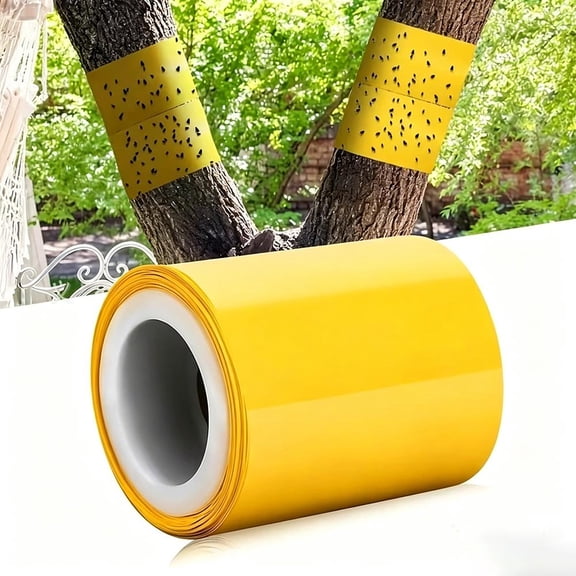 Waterproof Double Sided Sticky Tree Band Tape, Orchard Garden Inse-ct Pest Adhesive Trap for Plants