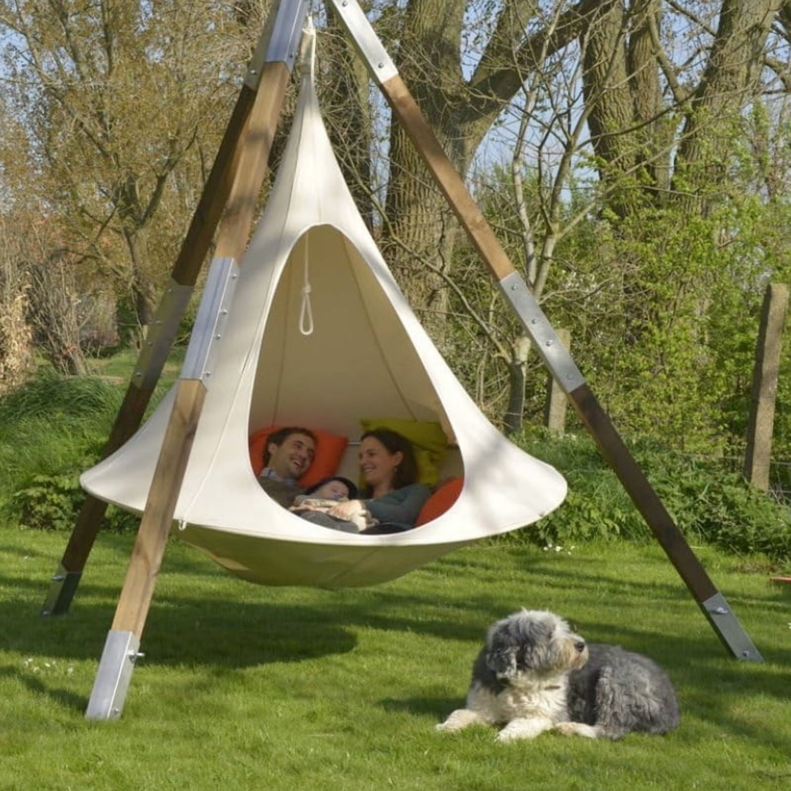 Camping Hammock Outdoor Hanging Tent Chair Waterproof Double Swing