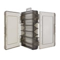 thumbnail image 1 of Waterproof Double-decker Fishing Lure Boxes 2-sided Portable Bait Fishing Gear Storage Containers, 1 of 5