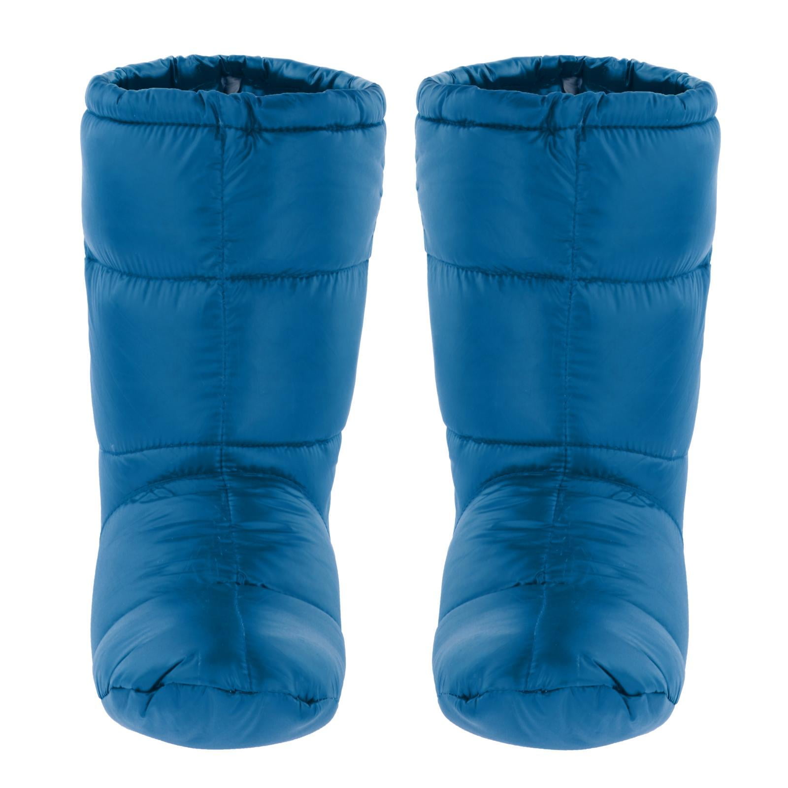 Waterproof Down Slippers, Cozy Camping Tent , Socks, with ,Skid Shoes