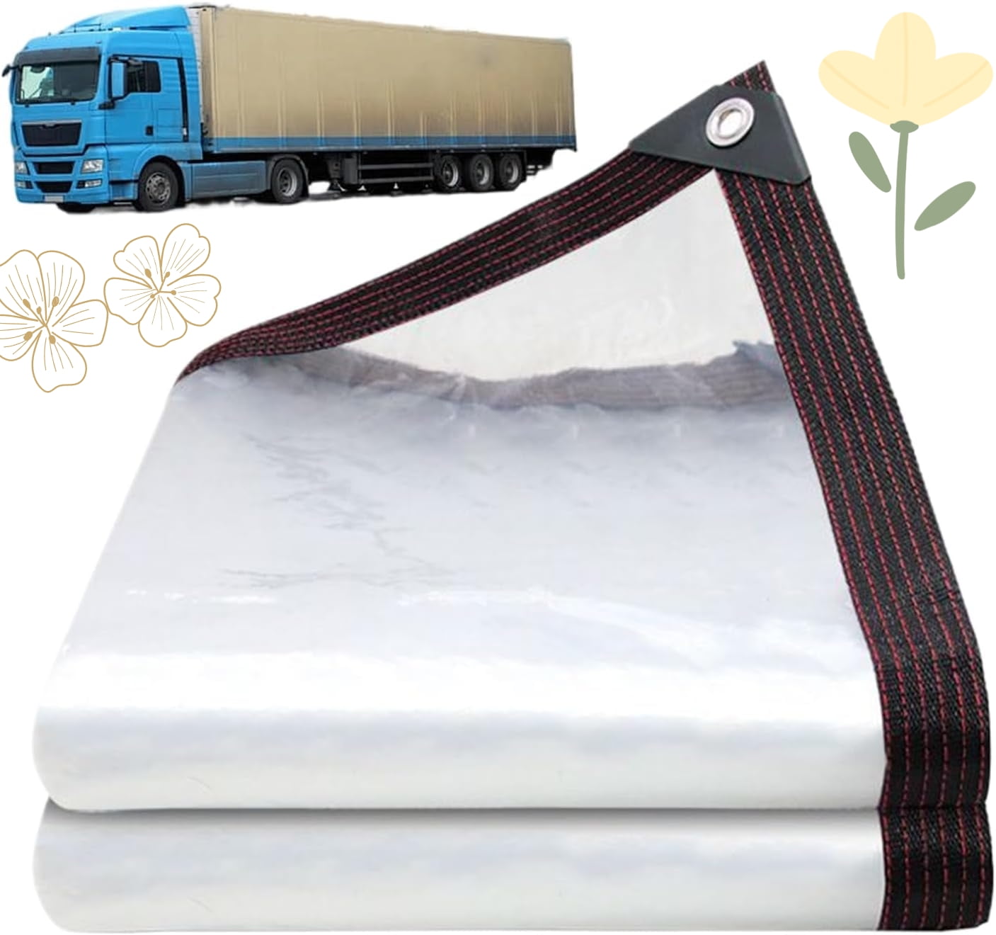 Waterproof Drape, Heavy Grade Vinyl, Multipurpose Sheeting, Weather ...