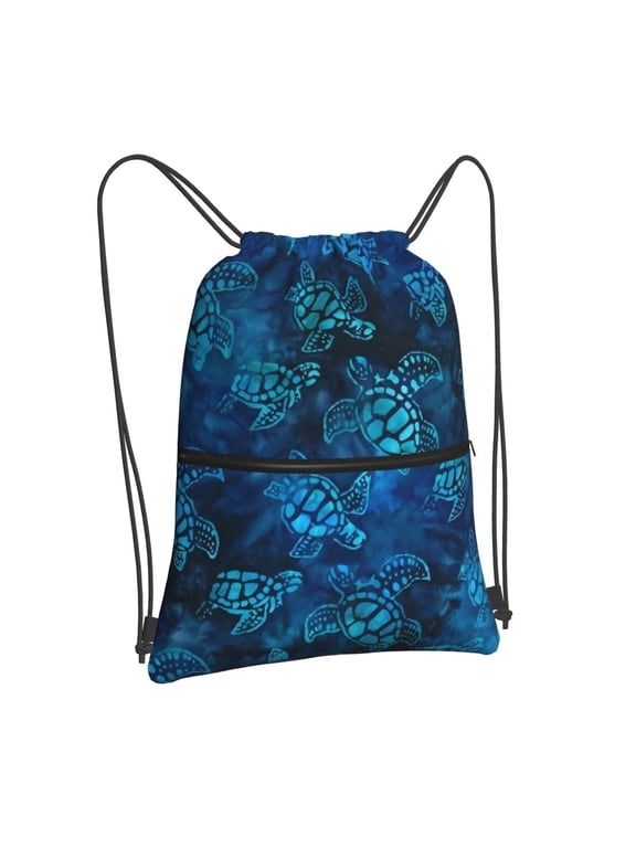 Waterproof Drawstring Backpack, Lightweight Durable Gym Sack Bag for Sports Beach, Men Women String Bag