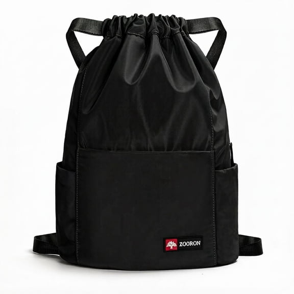 Waterproof Drawstring Backpack, Lightweight Sport Gym Sack Bag for Men Women, Mini Travel Daypack