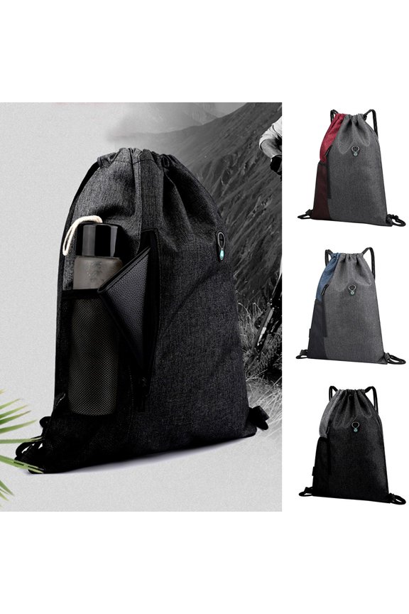Waterproof Drawstring Bag Fashion Casual Unisex Bundle Rope Sport Backpack School Bags Beach Bags Travel Bag