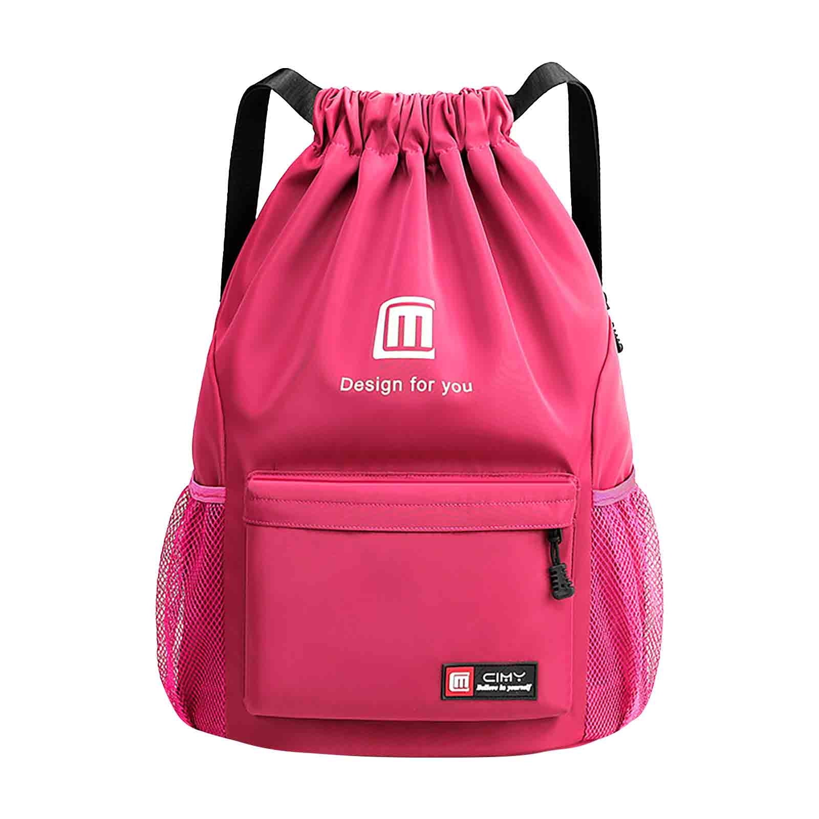 Waterproof Drawstring Gym Backpack Bag for Men & Women  display picture 1