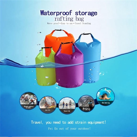 Waterproof Dry Bag 10L Green Waterproof Bag for Kayaking Essential Outdoor Gear for Water Activities Great Gift for Outdoor Enthusiasts Durable Polyester Waterproof Bag for Beach