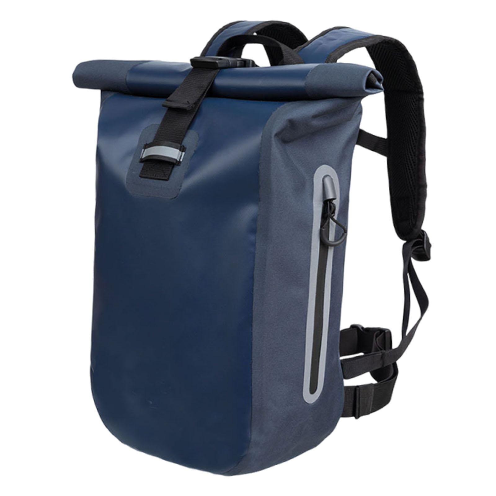 Waterproof Dry Bag Backpack 20L Rolltop Polyester for Outdoor Camping Fishing and Boating