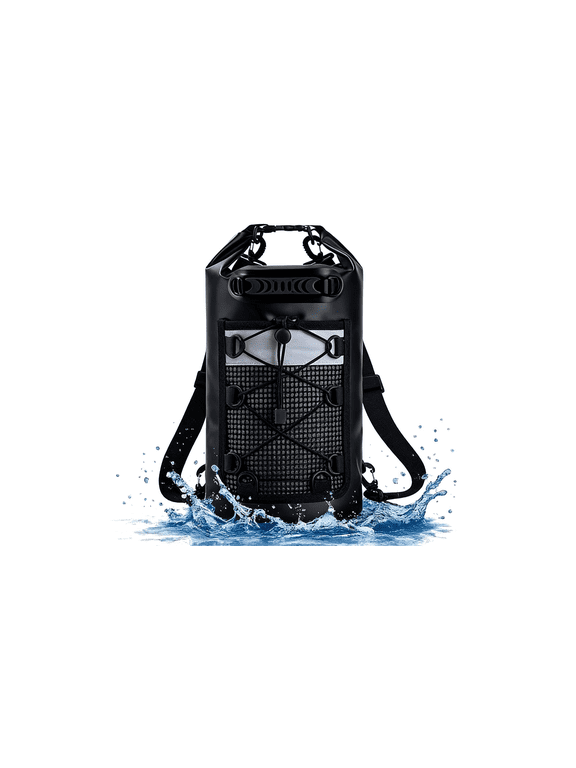 Waterproof Dry Bag Backpack , Floating Roll Top Dry Sack for Kayak, Paddle Board, Boat, Camping, Hiking, Fishing, Beach Travel,10L,green