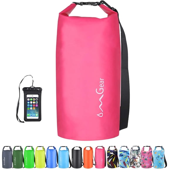 Waterproof Dry Bag Backpack Phone Pouch 40L/30L/20L/10L/5L Floating Dry Sack for Kayaking Boating Outdoors Activities