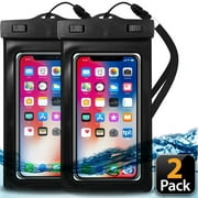 Waterproof Dry Bag Cell Phone Pouch 2-Pack, Clear Swimming Phone Case Cover