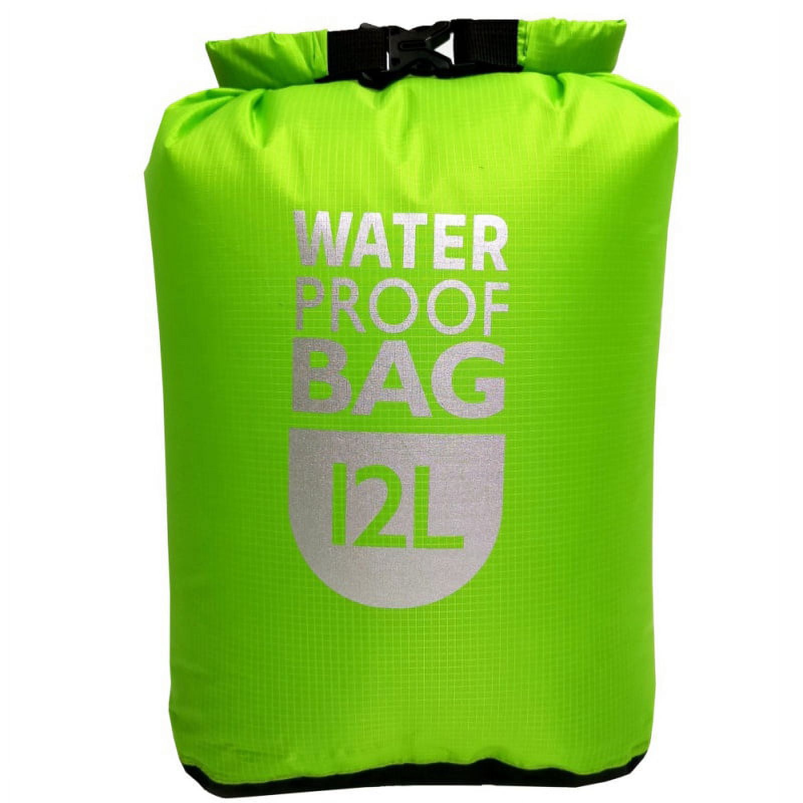 Waterproof Dry Bag Floating Roll Top Sack for Canoe Kayak Boating Camping Swimming Hiking Rafting Swimming Dry Organizer Beach Fishing Storage Bag Dry